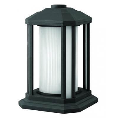 Hinkley Outdoor Castelle Pier Mount 1397BK-LED