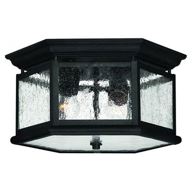 Hinkley Outdoor Edgewater Flush Mount 1683BK