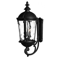 Hinkley Outdoor Windsor Large Wall Mount 1895BK-LED