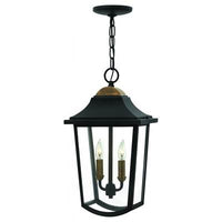 Hinkley Outdoor Burton Hanging Light 1972BK