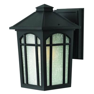 Hinkley Outdoor Cedar Hill Small Wall Mount 1980BK-LED