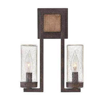 Hinkley Outdoor Sawyer Two Light Sconce 29202SQ