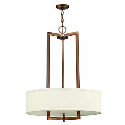 Hinkley Hampton Inverted Pendant 3204BR-LED